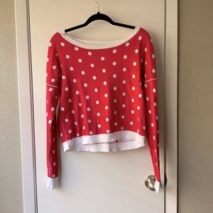 Polka dot sweater size L